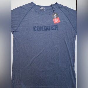 NWT Muscle Box Active Elite Men’s Conquer 5.0 Blue Tee Size XL Short Sleeves